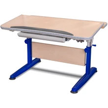 Стол Mealux Sydney Blue (арт.BD-215 NT/B) - столешница клен / ножки синие: Тип Парта