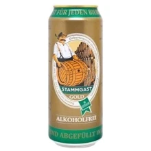 Пиво безалкогольное Stammgast Alkoholfrei ж/б 0.5л (PLK4022411030830): Объем, л 0.5