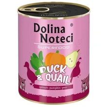 Вологий корм для собак Dolina Noteci Superfood з качкою та перепелюванням 800 г (DN 800 (596)): Тип Влажный корм