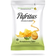 Чипсы картофельные Pafritas с морской солью 140 г (8436004743018): Вес нетто 140 г