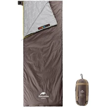 Спальный мешок Naturehike Lightweight Summer LW180 NH21MSD09, (15°C), p-p M, коричневый (6927595777954): Тип одеяло