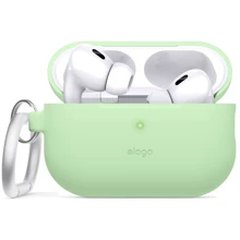 Чехол для наушников Elago Silicone Hang Case Pastel Green (EAPP2SC-HANG-PGR) for Apple AirPods Pro 2: undefined undefined