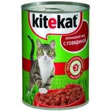 Влажный корм для котов Kitekat с говядиной 400г (9003579306550): Тип Влажный корм