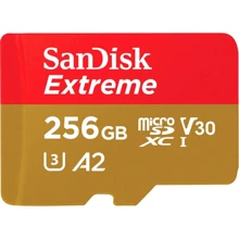 Карта памяти SanDisk 256GB microSDXC class 10 UHS-I U3 V30 A2 Extreme Mobile Gaming (SDSQXA1-256G-GN6GN): Тип карты MicroSDXC