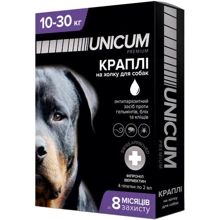 Капли от блох, клещей и гельминтов Unicum Complex Рremium для собак 10-30 кг (UN-033): Тип Капли