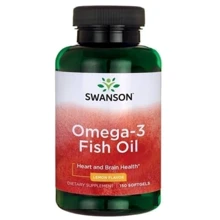 Swanson Omega-3 Fish Oil, Lemon Flavor, 150 Softgels (SWA-11253): Тип Омега 3