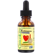 ChildLife, Essentials, Echinacea, Natural Orange Flavor, 1 fl oz (30 ml) (CDL10100): Форма выпуска Капли