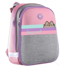 Рюкзак YES H-12 Pusheen, серый/розовый (558789): Возрастная группа от 6 до 10 лет