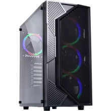 Корпус QUBE Strike Black (STRIKE_F5NU3): Форм-фактор материнської плати ATX / Micro-ATX / Mini-ITX