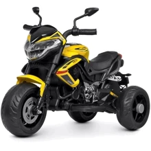 Детский электромотоцикл Bambi Racer желтый (M 4152EL-6): Вид мотоцикл