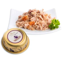Влажный корм Nuevo Adult с куриным филе, лососем и морковкой 85 г (95303 (690)): Тип Влажный корм