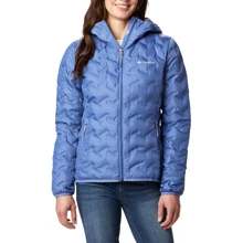 Пуховик Columbia Delta Ridge™ Down Hooded Jacket 1875931-458 44 сиреневый зимний с капюшоном: Сезон Зима