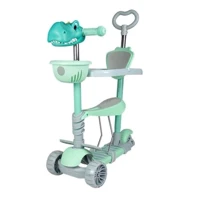 Самокат Best Scooter бирюзовый (S-93208): Количество колес 3