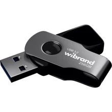 USB-флешка Wibrand 256GB Lizard USB 3.2 Gen 1 Black (WI3.2/LI256P9B): Стандарт USB USB 3.2