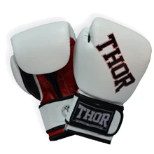 Перчатки боксерские THOR RING STAR 16oz /Кожа /бело-красно-черные: undefined undefined