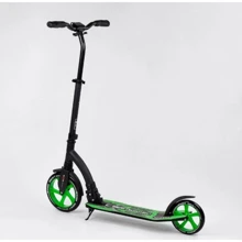 Самокат алюминиевый Best Scooter зеленый (52266): Количество колес 2