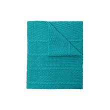 Плед Sewel вязаный бирюзовый 140x120 см (OW344): Тип плед