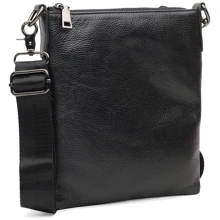 Мужская сумка планшет Borsa Leather черная (K1608-black): Пол Мужской