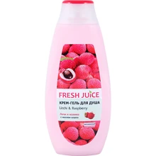 Fresh Juice Geisha Litchi & Raspberry Крем-гель для душа Личи и малина 400 ml: Назначение Очищение