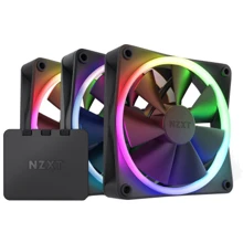 Кулер NZXT F120 RGB Triple Pack Black (RF-R12TF-B1): Уровень шума, dB 27.5