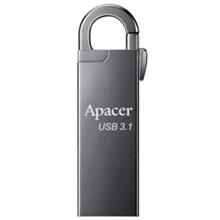USB-флешка Apacer AH15A 128GB USB 3.1 Ashy (AP128GAH15AA-1): Стандарт USB USB 3.1