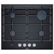 Варочная поверхность газовая Bosch PRP6A6D70R: Расположение панели спереди