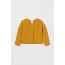 Кофта H&M 2610-7427720 68 см горчичная: Пол Девочка