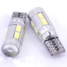 Габарит LED IDIAL 487 T10 10LED 3030 SMD 6000K 12V (2шт): Головной свет Повороты, Габариты