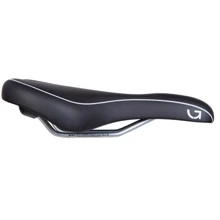 Седло Green Cycle GSD-279 Moderate Unisex, стальные рейлы, черное: Анатомическая выемка Нет