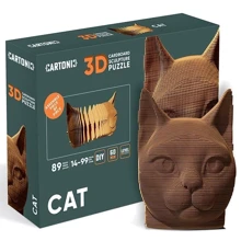 Картонний конструктор Cartonic 3D Puzzle CAT: Вид флора и фауна