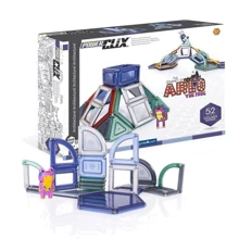 Конструктор Guidecraft PowerClix Explorer Series Архитектура, 52 детали (G9472): Количество деталей, шт. 52