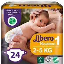 Підгузки Libero New Born 1 2-5 кг 24 шт (7322541197562): Тип Подгузники