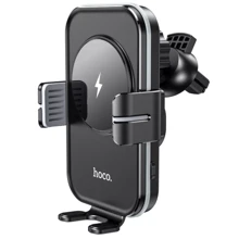 Держатель Hoco Car Holder Air Ven Wireless Charger 15W Black (CA80): Производитель HOCO