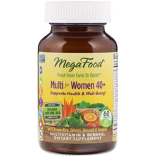 MegaFood Multi for Women 40 + 60 Tabs Вітаміни для жінок 40+: Тип мультивітаміни