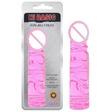 Фаллоимитатор CHISA HI-BASIC VIVID JELLY DILDO, Pink: Назначение Вагинальные