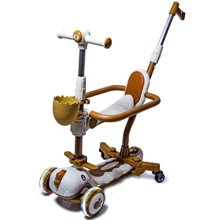 Самокат Scooter 5 в 1 Dinosaur 8103 (Білий): Кількість коліс 3