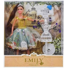 Кукла Emily QJ078A|QJ078C 2 вида, с манекеном и аксессуарами: Возраст от 3 лет