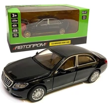 Машинка металлическая Mercedes Benz S 600 черная (68401): Тип Готовая модель