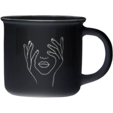 Кружка Vittora Lady in black 370 мл (116972): Форма цилиндр
