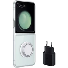 Чехол для телефонов Samsung Clear Gadget Case with TA 25W (EF-XF73KKTEGWW) for Samsung F731 Galaxy Flip 5: Совместимость Samsung F731 Galaxy Flip 5
