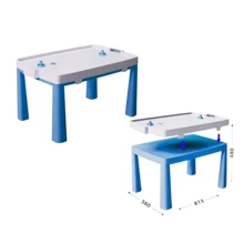 Пластиковый стол для аэрохоккея DOLONI TOYS с насадкой синий (04580/1): Производитель DOLONI TOYS