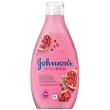 Johnson’s Body Care Vita-Rich Shower Gel Гель для душа с ароматом граната 250 ml: Назначение Очищение