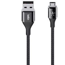 Кабель Belkin USB Cable to microUSB Mixit DuraTek 1.2m Black (F2CU051bt04-BLK): Тип USB Cable - microUSB