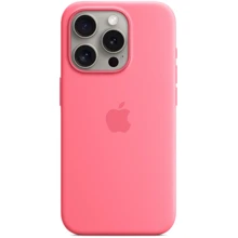 Чохол для iPhone Apple Silicone Case з MagSafe Pink (MWNJ3) для iPhone 15 Pro: Колір розовый