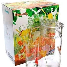 Набор для напитков Luminarc Aime Flowerly D2327 (7 пр.): Тип Набор с графином