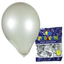 Воздушный шар Набор шариков Pelican 50 шт. 26 см серебристый (1050-744): undefined undefined