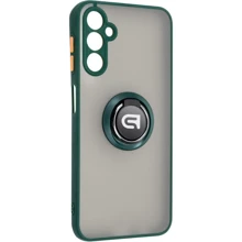 Чехол для телефонов ArmorStandart Frosted Matte Ring Dark Green for Samsung A145 Galaxy A14 4G/A146 Galaxy A14 5G (ARM68351): Совместимость Samsung A145 Galaxy A14 4G/A146 Galaxy A14 5G