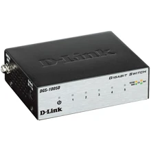 Мережевий комутатор D-Link DGS-1005D: Порти только Gigabit Ethernet (10/100/1000)