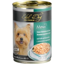 Влажный корм Edel Dog для собак с телятиной и кроликом 400 g (4003024177013): Тип Влажный корм