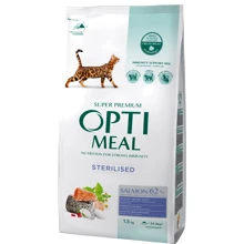 Сухой корм Optimeal Sterilised cats для стерилизованных кошек с лососем 1.5 кг (4820215368162): Тип Сухой корм